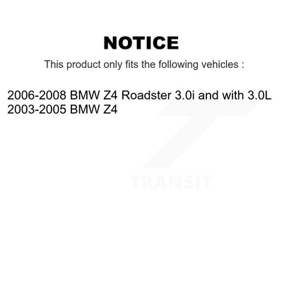 Kit de plaquettes de frein à disque en céramique et capteurs d'usure avant et arrière, pour BMW Z4 KCW-100200