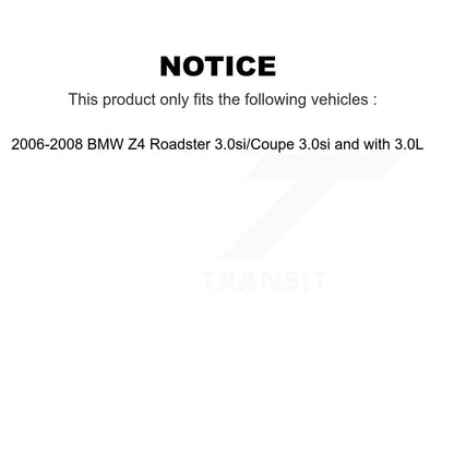 Kit de plaquettes de frein à disque en céramique et capteurs d'usure avant et arrière, pour BMW Z4 KCW-100202