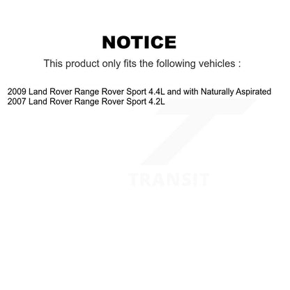 Kit de plaquettes de frein à disque en céramique avant et arrière et capteur d'usure pour Land Rover Range Spor