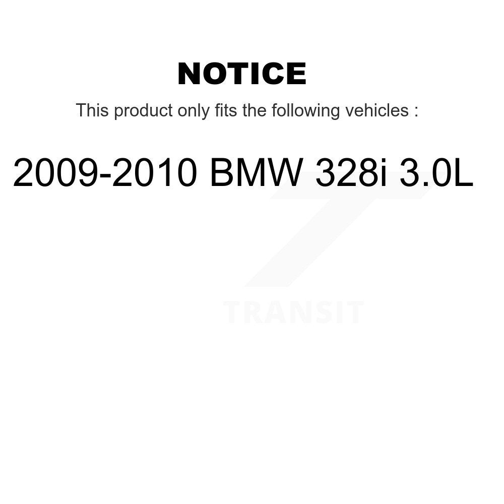 Kit de plaquettes de frein à disque en céramique et capteur d'usure avant et arrière, pour BMW 328i 3.0 de 2009 à 2010