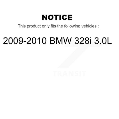 Kit de plaquettes de frein à disque en céramique et capteur d'usure avant et arrière, pour BMW 328i 3.0 de 2009 à 2010