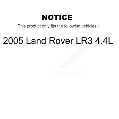 Kit de plaquettes de frein à disque en céramique et capteur d'usure, avant et arrière, pour Land Rover LR3 2005 4.4