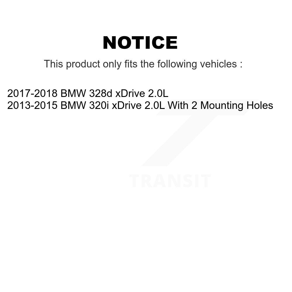 Kit de capteur d'usure des plaquettes de frein en céramique avant et arrière (7 pièces) pour BMW 320i xDrive 328d 2.0
