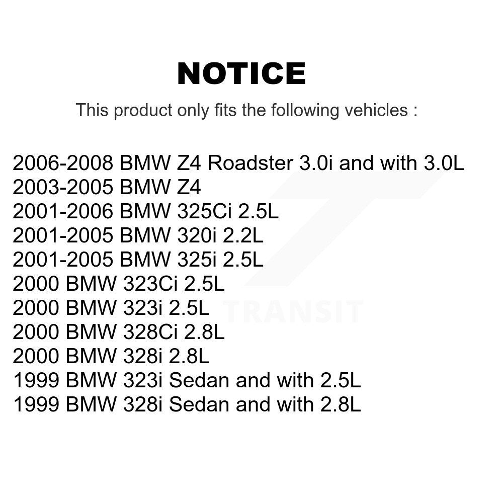 Kit de plaquettes de frein avant en céramique et capteur d'usure, pour BMW Z4 325i 325Ci 320i 323i 328