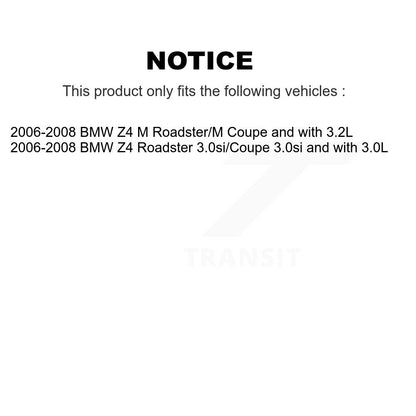 Kit de plaquettes de frein à disque en céramique avant et de capteurs d'usure pour BMW Z4 KCW-100515