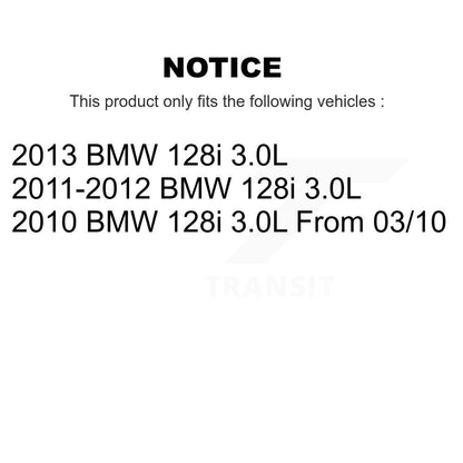 Kit de plaquettes de frein à disque avant en céramique et de capteurs d'usure, pour BMW 128i 3.0L
