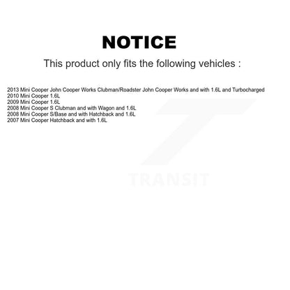 Kit de plaquettes de frein à disque en céramique arrière et de capteurs d'usure pour Mini Cooper KCW-100772