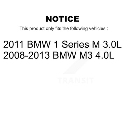 Kit de plaquettes de frein à disque en céramique arrière et de capteurs d'usure pour BMW M3 série 1 M
