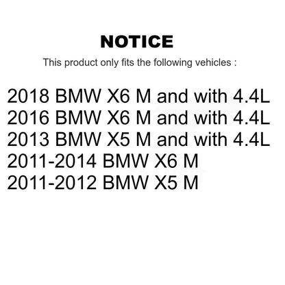 Kit de plaquettes de frein à disque en céramique arrière et de capteurs d'usure pour BMW X5 X6 KCW-100838