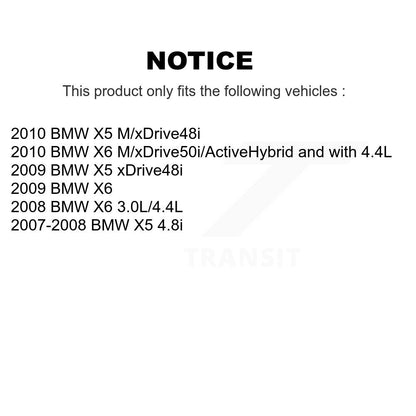 Kit de plaquettes de frein à disque en céramique arrière et de capteurs d'usure pour BMW X5 X6 KCW-100872
