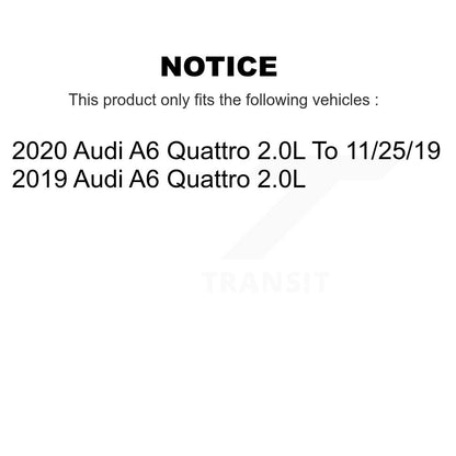 Kit de plaquettes de frein à disque en céramique et capteurs d'usure avant et arrière, pour Audi A6 Quattro 2.0