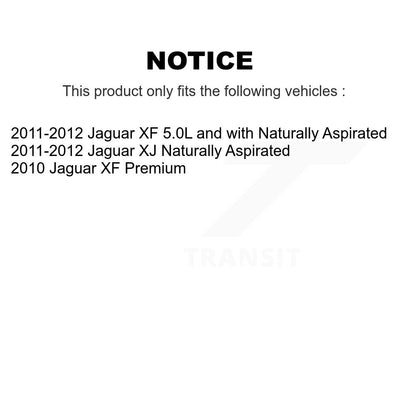 Kit de plaquettes de frein à disque avant en céramique et capteurs d'usure pour Jaguar XF XJ KCW-101207