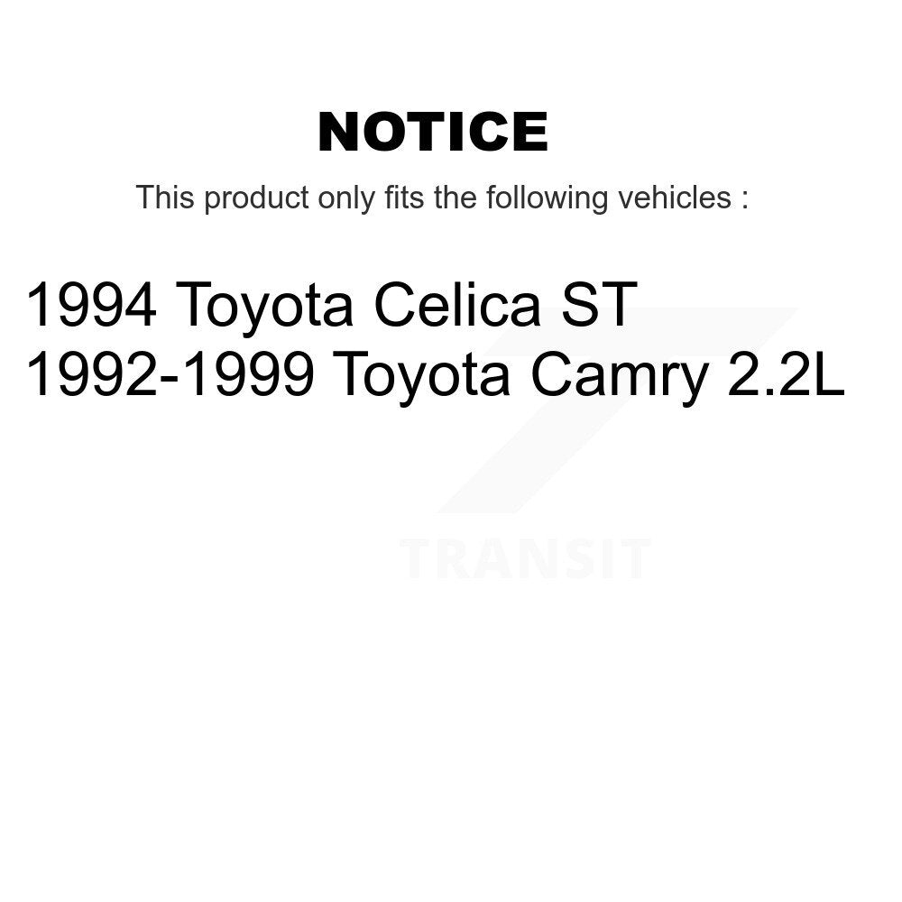 Kit de plaquettes de frein en céramique avant et arrière, pour Toyota Camry Celica KCX-100021