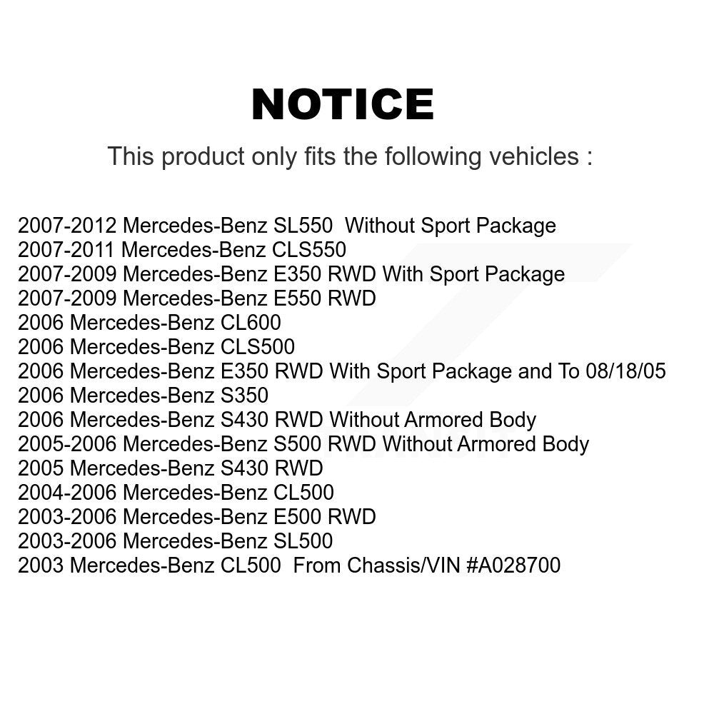 Kit de plaquettes de frein en céramique avant et arrière, pour mercedes-benz E350 SL500 SL550 E500 CLS55