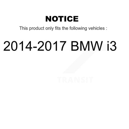 Kit de plaquettes de frein en céramique avant et arrière, pour BMW i3 2014 – 2017 KCX-100072