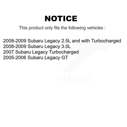 Kit de plaquettes de frein en céramique avant et arrière, pour Subaru Legacy KCX-100112
