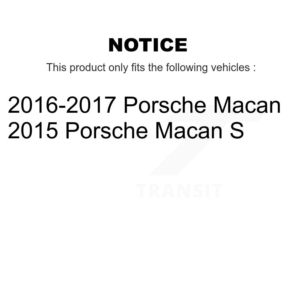 Kit de plaquettes de frein en céramique avant et arrière, pour Porsche Macan KCX-100156