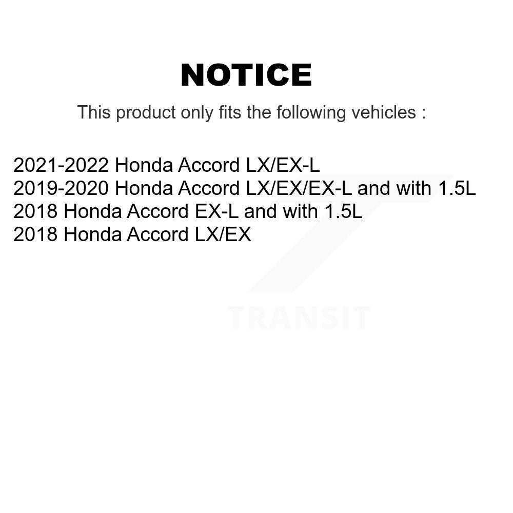Kit de plaquettes de frein en céramique avant et arrière, pour Honda Accord KCX-100160