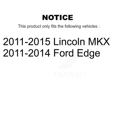 Kit de plaquettes de frein en céramique avant et arrière, pour Ford Edge Lincoln MKX KCX-100192