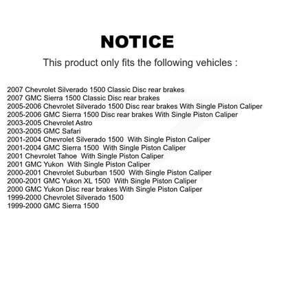 Kit de plaquettes de frein en céramique avant et arrière, pour Chevrolet GMC Silverado 1500 Sierra Classi