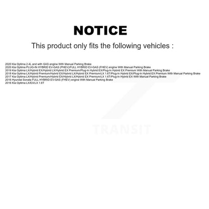 Kit de plaquettes de frein en céramique avant et arrière, pour Kia Optima Hyundai Sonata KCX-100247