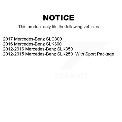 Kit de plaquettes de frein en céramique avant et arrière, pour Mercedes-Benz SLK350 SLC300 SLK250 SLK300