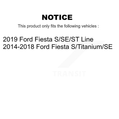 Kit de plaquettes de frein en céramique avant et arrière, pour Ford Fiesta KCX-100290