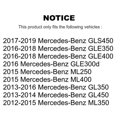 Kit de plaquettes de frein en céramique avant et arrière, pour mercedes-benz ML350 GLE400 GLE350 GL350