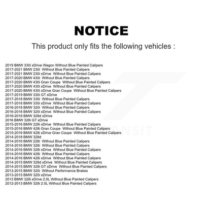 Kit de plaquettes de frein en céramique avant et arrière, pour BMW 320i xDrive 328i 328d KCX-100316