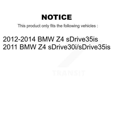 Kit de plaquettes de frein en céramique avant et arrière, pour BMW Z4 KCX-100317