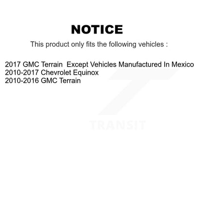 Kit de plaquettes de frein en céramique avant et arrière, pour Chevrolet Equinox GMC Terrain KCX-100331