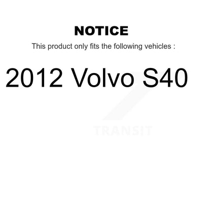 Kit de plaquettes de frein en céramique avant et arrière pour Volvo S40 2012 KCX-100360