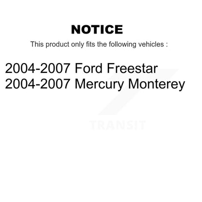 Kit de plaquettes de frein en céramique avant et arrière, pour Ford Freestar Mercury Monterey 2004 – 2007