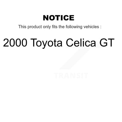 Kit de plaquettes de frein en céramique avant et arrière, pour Toyota Celica GT 2000 KCX-100402