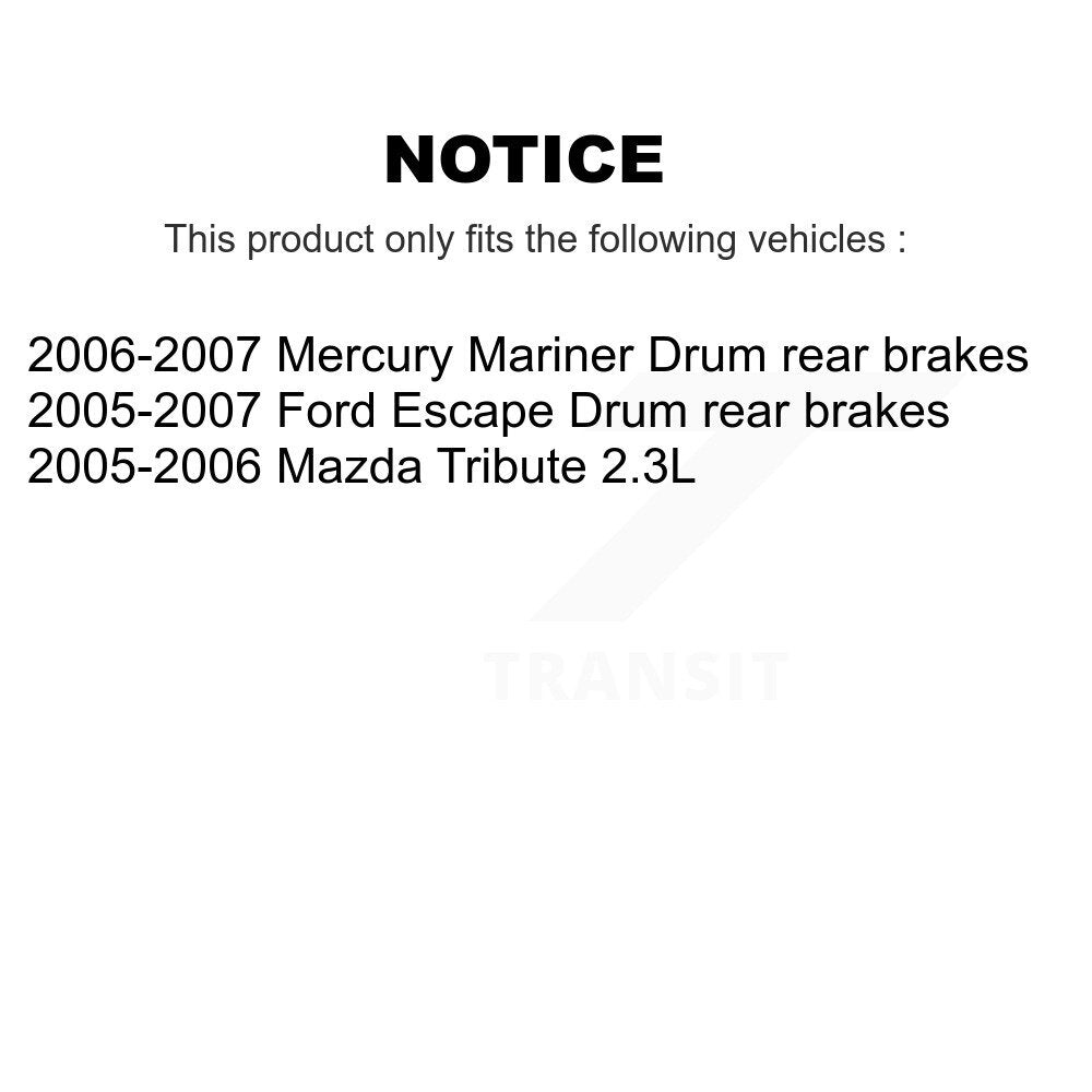 Kit de plaquettes de frein en céramique avant et arrière, pour Ford Escape Mazda hommage Mercury Mariner