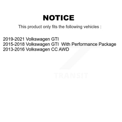 Kit de plaquettes de frein en céramique avant et arrière, pour Volkswagen GTI CC KCX-100414