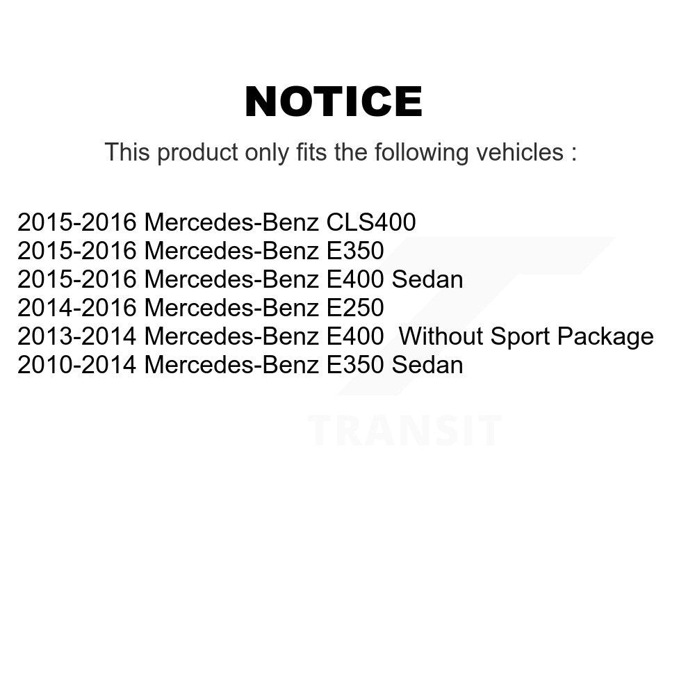 Kit de plaquettes de frein en céramique avant et arrière, pour Mercedes-Benz E350 E400 E250 CLS400