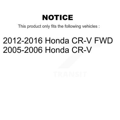 Kit de plaquettes de frein en céramique avant et arrière pour Honda CR-V KCX-100474
