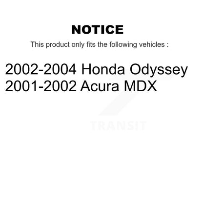 Kit de plaquettes de frein en céramique avant et arrière, pour Honda Odyssey Acura MDX KCX-100508