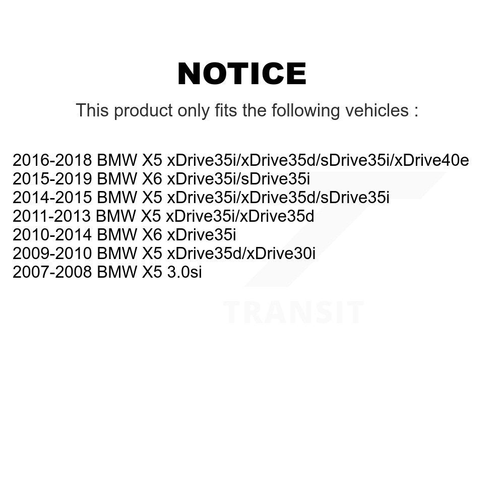 Kit de plaquettes de frein en céramique avant et arrière, pour BMW X5 X6 KCX-100509