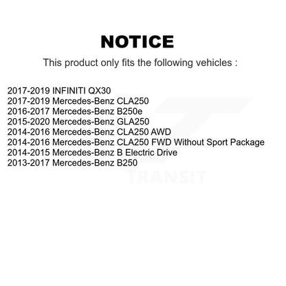 Kit de plaquettes de frein en céramique avant et arrière, pour mercedes-benz GLA250 CLA250 B250 INFINITI