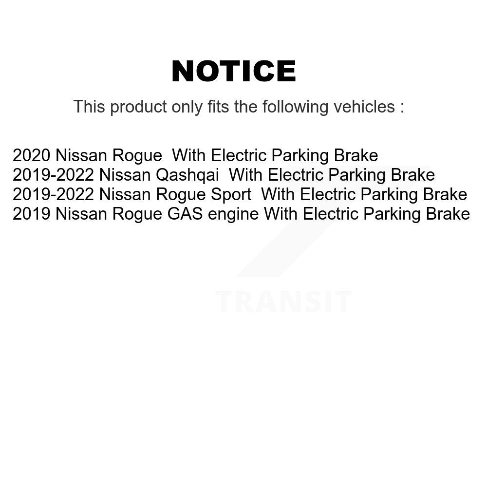 Kit de plaquettes de frein en céramique avant et arrière, pour Nissan Rogue Sport Qashqai KCX-100558