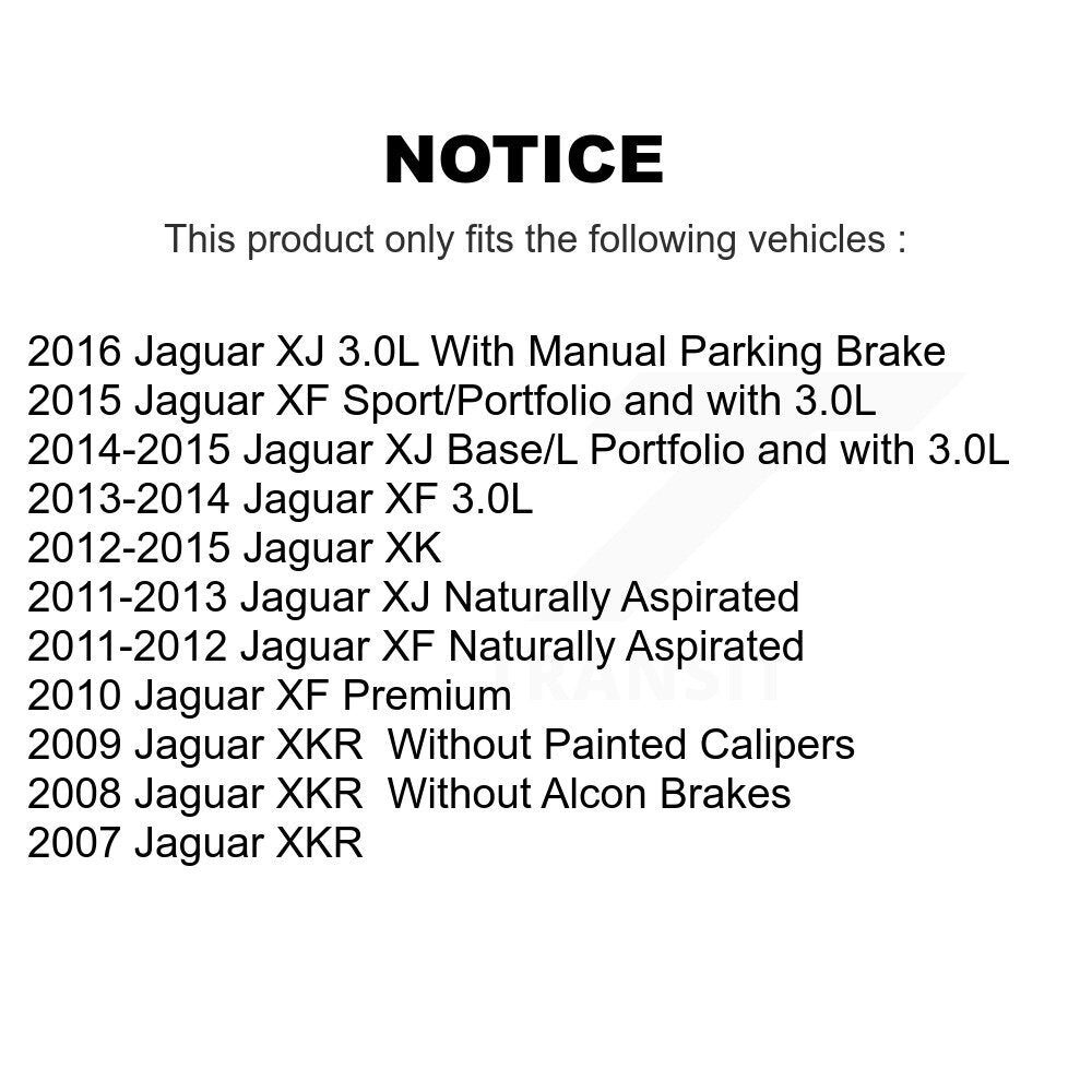 Kit de plaquettes de frein en céramique avant et arrière, pour Jaguar XF XJ XKR XK KCX-100586