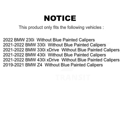 Kit de plaquettes de frein en céramique avant et arrière, pour BMW 330i xDrive 430i Z4 230i KCX-100596