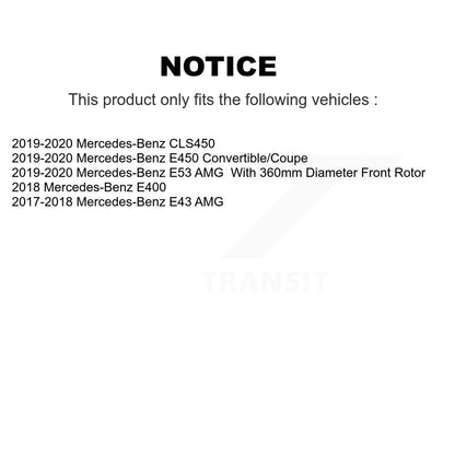 Kit de plaquettes de frein en céramique avant et arrière, pour mercedes-benz E400 E450 E53 AMG E43 CLS45