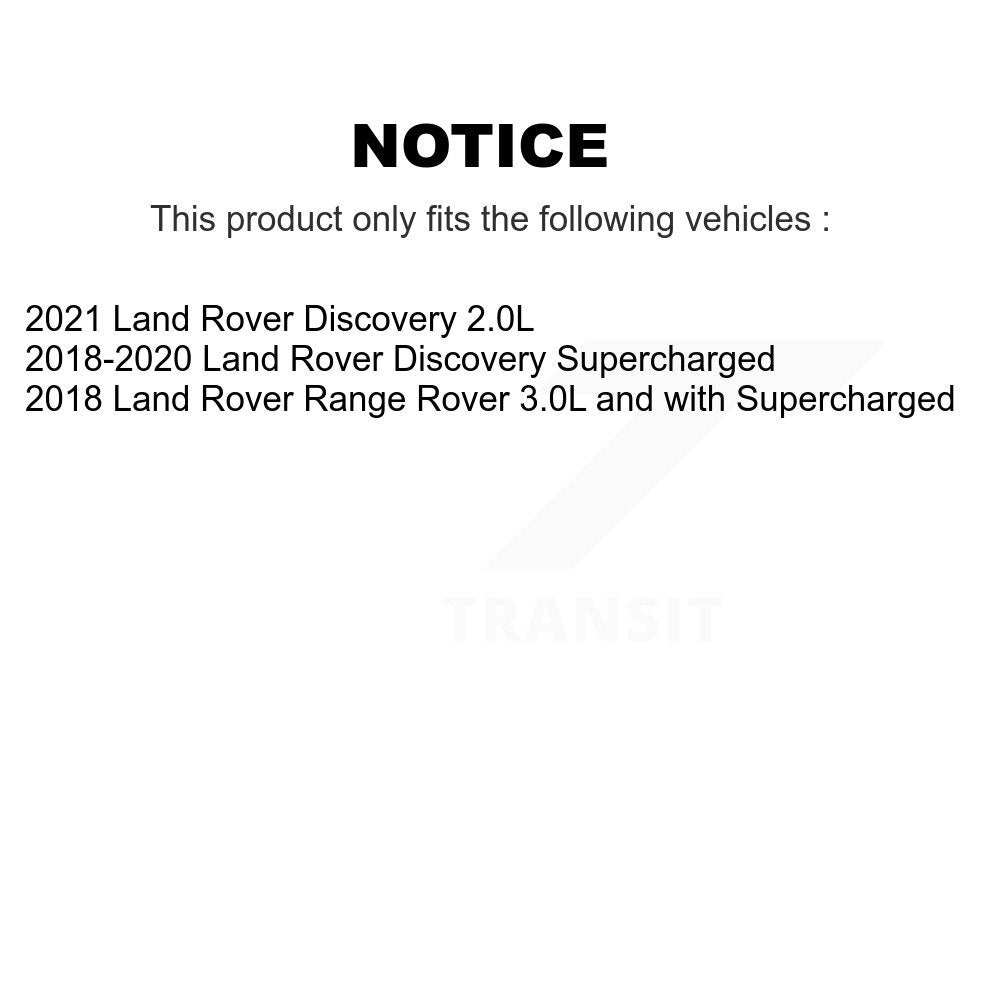 Kit de plaquettes de frein en céramique avant et arrière, pour Land Rover Discovery Range KCX-100602
