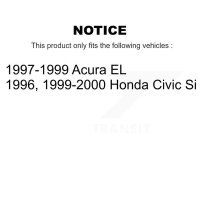 Kit de plaquettes de frein en céramique avant et arrière, pour Honda Civic Acura EL KCX-100645