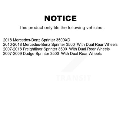 Kit de plaquettes de frein en céramique avant et arrière, pour Sprinter 3500 mercedes-benz Dodge 3500XD