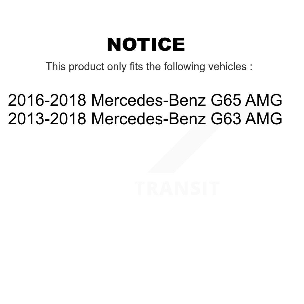 Kit de plaquettes de frein en céramique avant et arrière, pour Mercedes-Benz G63 AMG G65 KCX-100665