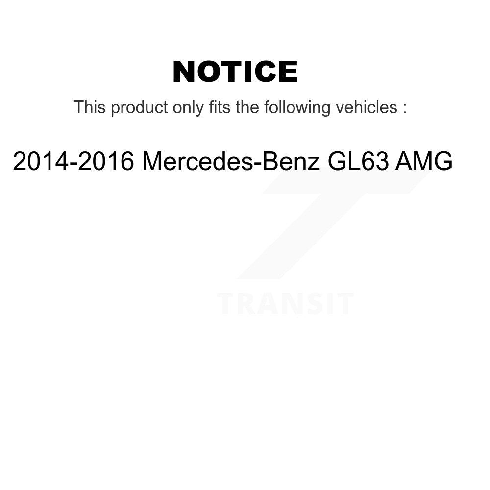 Kit de plaquettes de frein en céramique avant et arrière, pour Mercedes-Benz GLE43 AMG GL63 GLS550